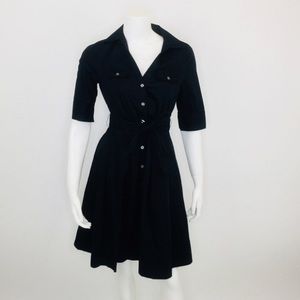 Ivanka Trump black button down dress